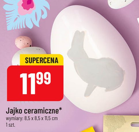 Jajko ceramiczne 8.5 cm promocja
