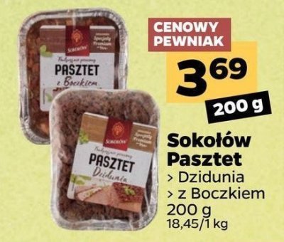Pasztet z boczkiem Sokołów promocja
