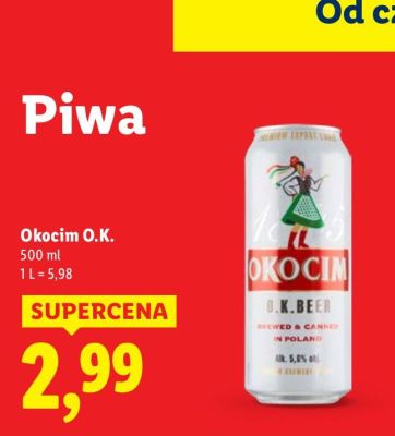 Piwo promocja w Lidl