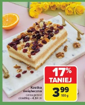 Kostka świąteczna Carrefour promocja