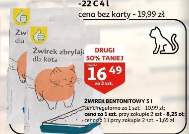 Żwirek dla kota Podniesiony kciuk promocja