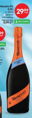 Napój Mionetto 0% 0,75l promocja w Żabka