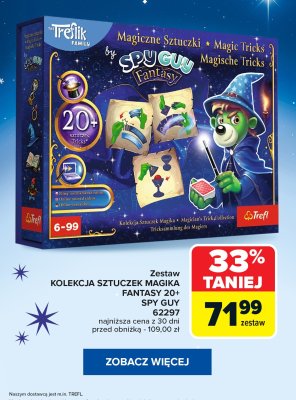 Zestaw KOLEKCJA SZTUCZEK MAGIKA FANTASY 20+ SPY GUY 62297 promocja w Carrefour