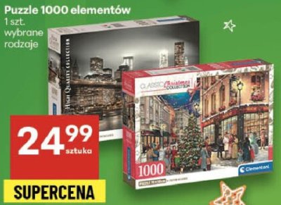 Puzzle 1000 elementów promocja w Delikatesy Centrum