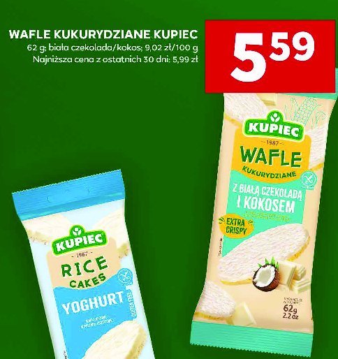 Wafle kukurydziane kokosowe Kupiec promocja