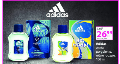 Woda po goleniu Adidas get ready! for him Adidas cosmetics promocja