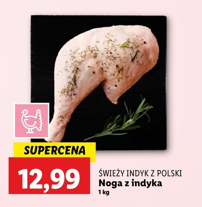 Noga z indyka Świeży indyk z polski promocja