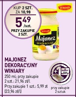 Majonez dekoracyjny Winiary promocja w Stokrotka