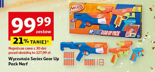 Wyrzutnia gear up pack Nerf promocja w Auchan