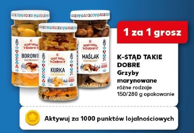 Grzyby marynowane różne rodzaje promocja w Kaufland