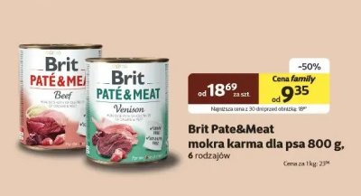 Karma Pate&Meat mokra dla psa 800 g promocja w KAKADU