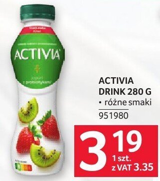 Activia drink ACTIVIA DRINK 280 g 951980 promocja w Selgros