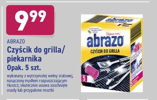Czy艣cik do grilla Abrazo promocja