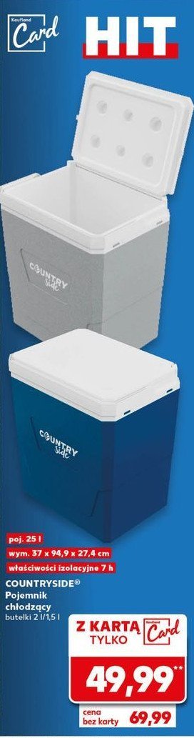 Lod贸wka turystyczna 25 l COUNTRYSIDE promocja