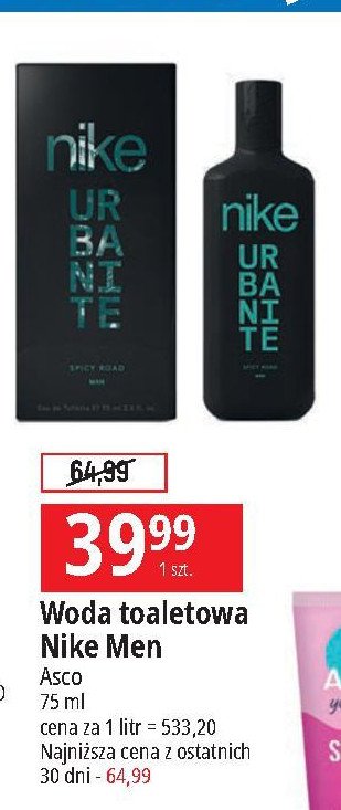 Woda toaletowa NIKE URBANITE promocja