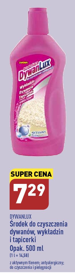 P艂yn do czyszczenia dywan贸w Dywanlux promocja