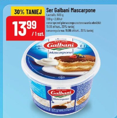 Ser Galbani Mascarpone promocja w POLOmarket