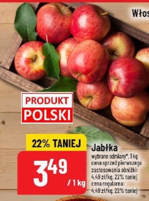 Jabłka boskop promocja w POLOmarket