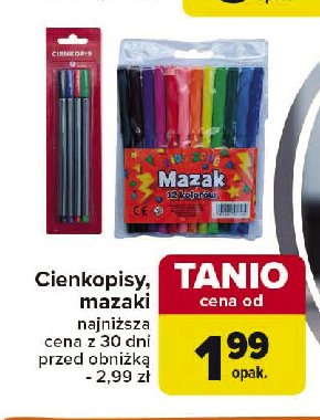 Cienkopis mix promocja