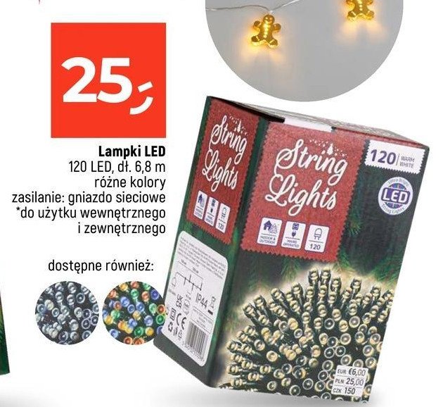 Lampki mikroled 120 led tuba promocja