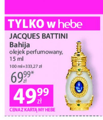 Woda toaletowa Jacques battini bahija promocja