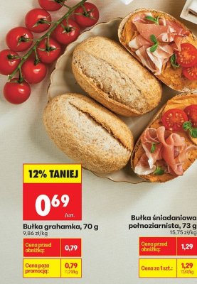 Bułka grahamka promocja w Biedronka
