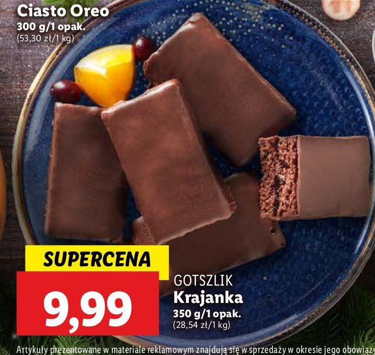 Kostka piernikowa Gotszlik promocja w Lidl