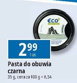 Pasta do obuwia czarna Eco+ promocja