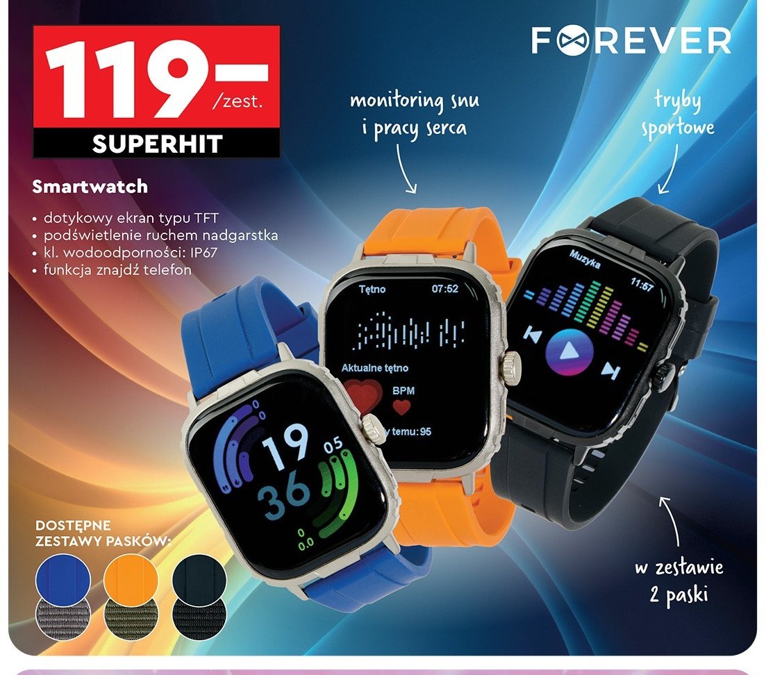Smartwatch Forever promocja