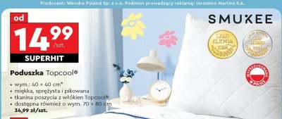Poduszka poduszka ortopedyczna topcool 70 x 80 cm Smukee promocja