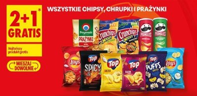 Chipsy, chrupki i prażynki różne rodzaje Biedronka promocja w Biedronka