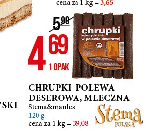 Chrupki kukurydziane w polewie mlecznej Stema polska promocje