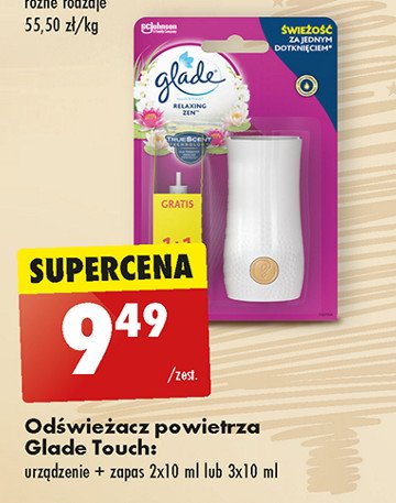 Odświeżacz powietrza relaxing zen Glade by brise promocja