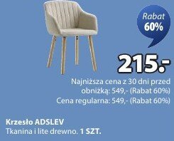 Krzesło ADSLEV promocja w Jysk