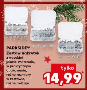 Zestaw nakrętek motylkowych Parkside promocja