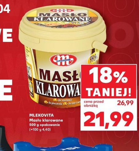 Masło klarowane Mlekovita masło klarowane promocja