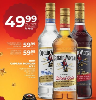 Rum Captain Morgan Original Spiced Gold 0,7L promocja w Duży Ben