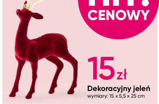 Dekoracja - jeleń promocja