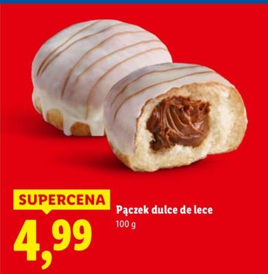 Pączek dulce de lece promocja w Lidl
