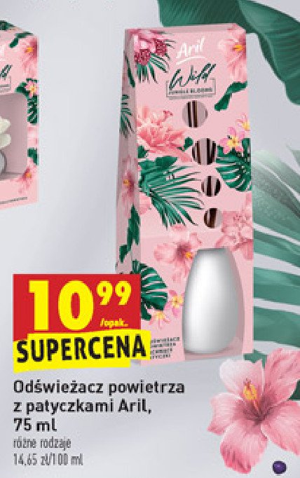 Odświeżacz powietrza z patyczkami jungle blooms Aril wild promocja