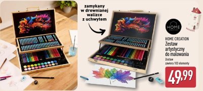 Zestaw artystyczny do malowania  promocja w Aldi