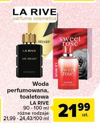 Woda toaletowa La rive sweet rose promocje