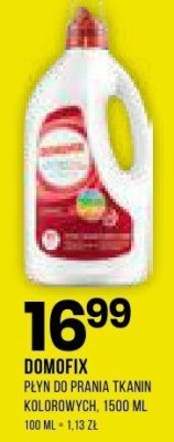 Płyn do prania tkanin kolorowych DOMOFIX promocja w Drogerie Natura