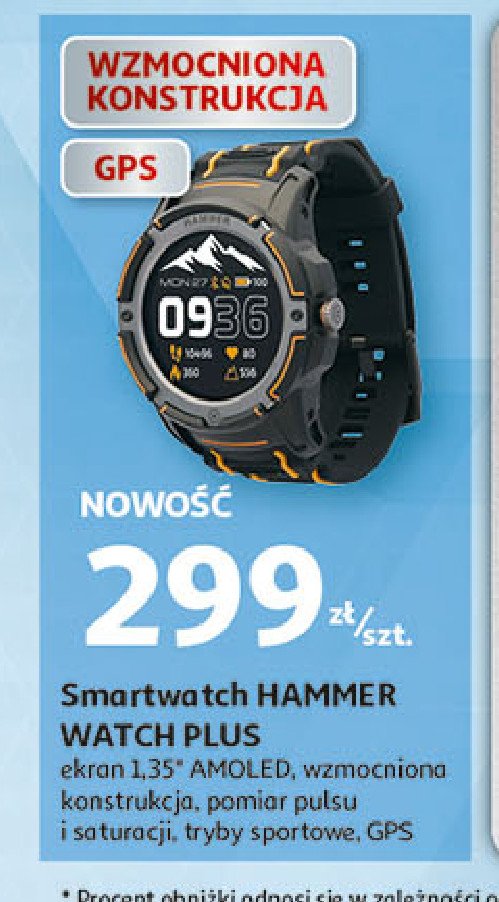 Smartwatch watch plus Hammer (telefony) promocja