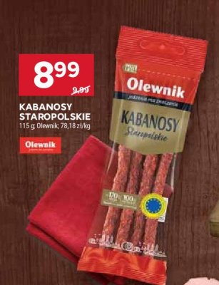 Kabanosy staropolskie Olewnik promocja