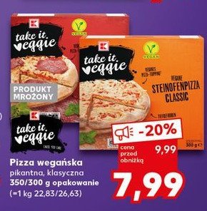 Pizza vegan klasyczna K-classic takie it veggie promocja