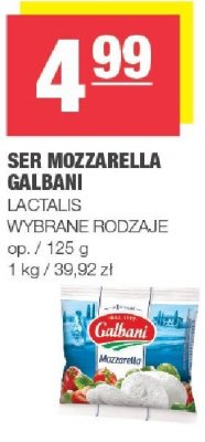Ser mozzarella blok Zm soko艂贸w promocja w SPAR