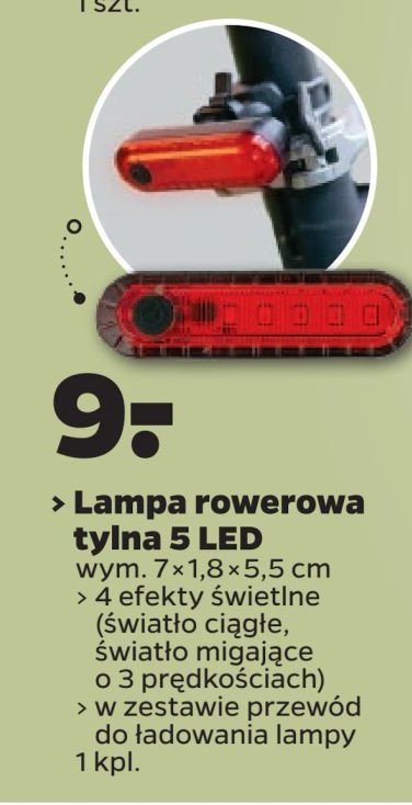 Lampa rowerowa promocja