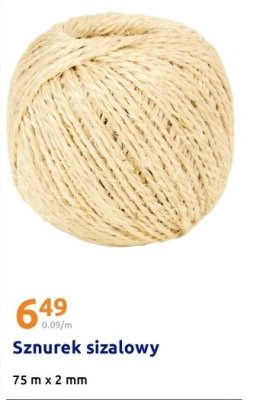 Sznurek sizalowy promocja w Action