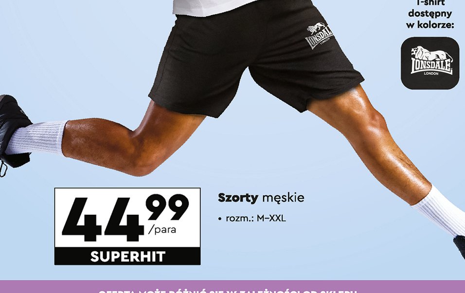 Szorty męskie LONSDALE promocja